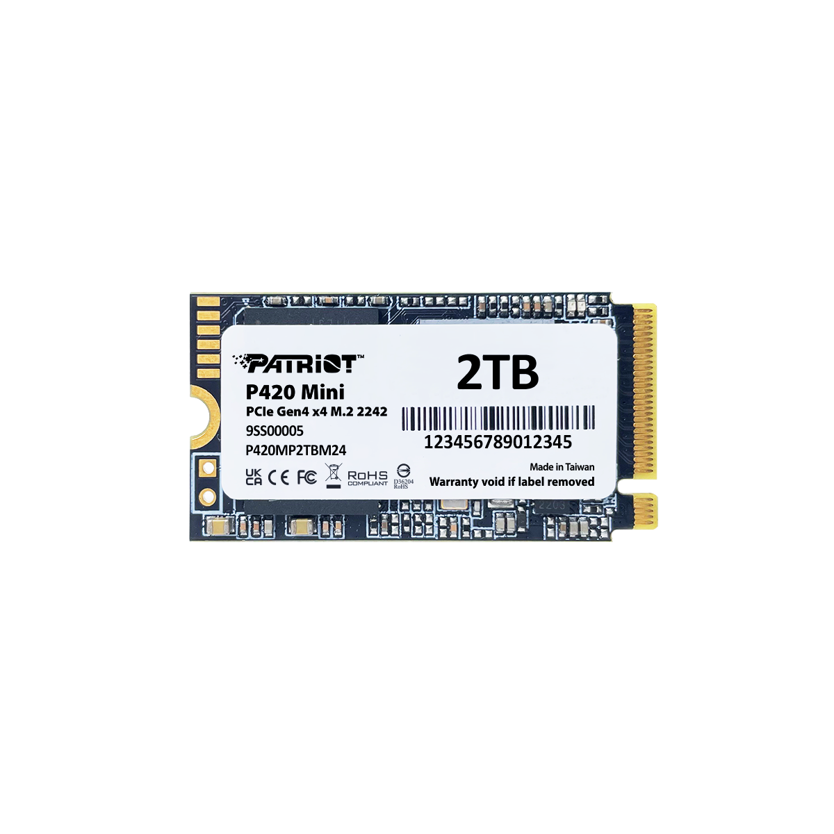 DDR4 32GB（8GB×4枚） 3733MHz Patriot 動作確認済 P420 Mini PCIe Gen4 x4 M.2 2242 SSD | Patriot Memory